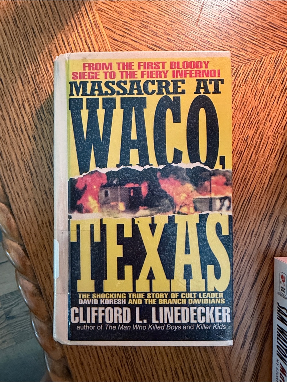 Massacre at Waco, Texas - Yellow Cover Book